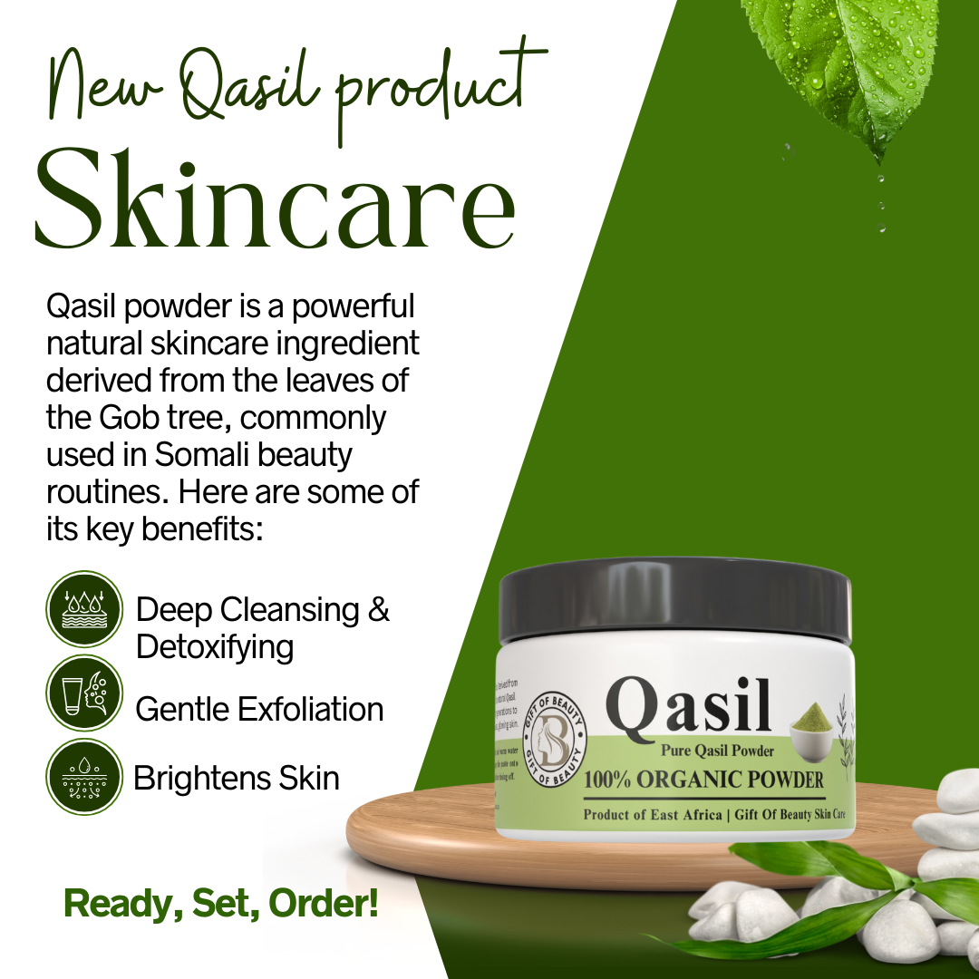Pure Qasil Powder – Organic Somali Skincare Secret