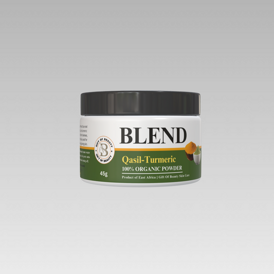 Qasil-Turmeric Blend – Natural Glow Skincare Powder


